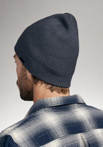 Kingman Wool Beanie - Navy View 4