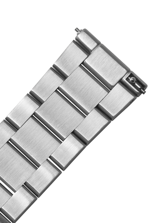 20mm Stainless Steel Band - All Silver