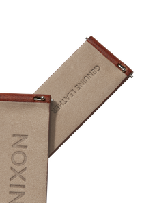 20mm Veg Tanned Leather Band - Brown View 3